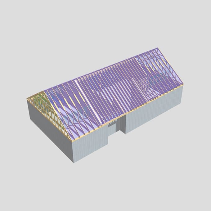 Точная модель крыши, созданная на заводе Турай