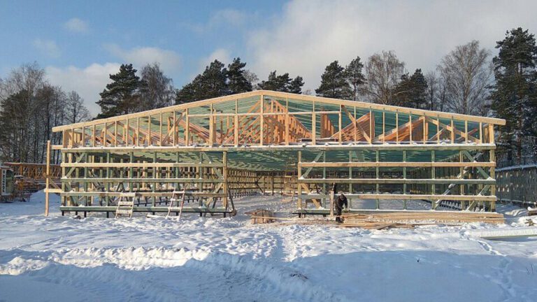 Каркас здания склада 22×45 метров