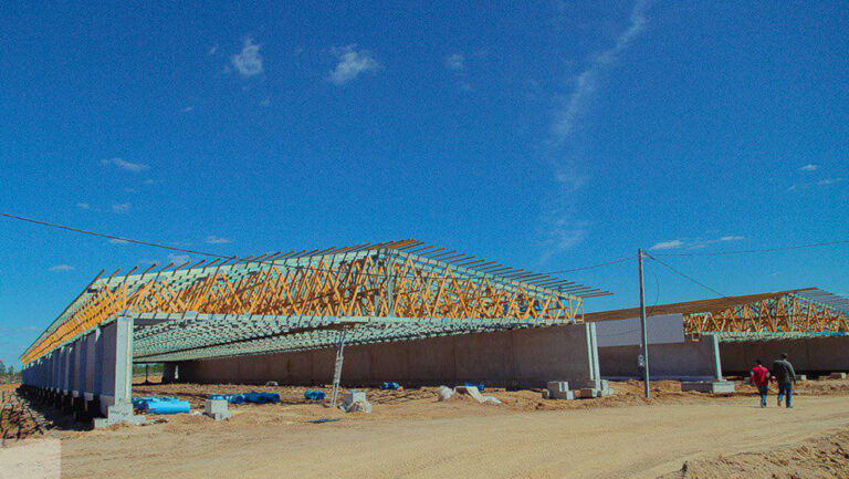 СВК Коралл. Каркасы собраны.