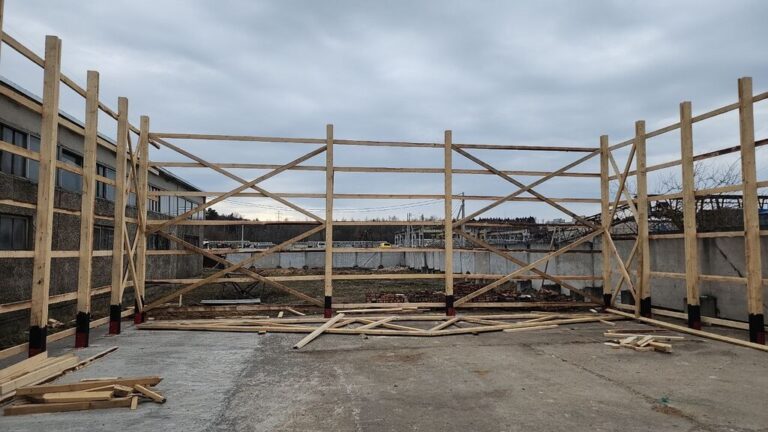 Опорные элементы склада