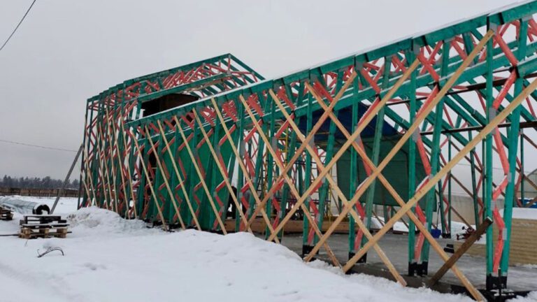 Каркас улиточной фермы