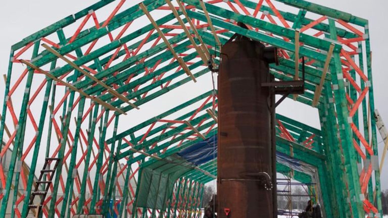 Крыша ангара на мзп