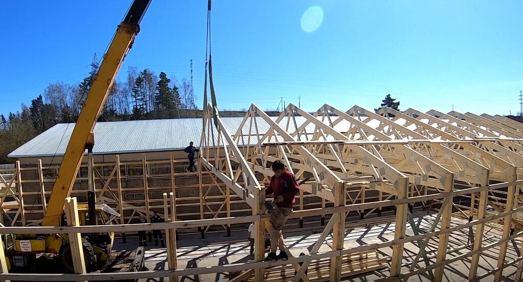 Строительство ангара ТуРай